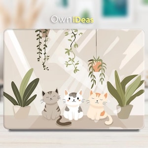 Dell Laptop Decal Three Kittens Design Personalized Gift Custom Decal For XPS Latitude Inspiron Vostro Alienware Precision G Series