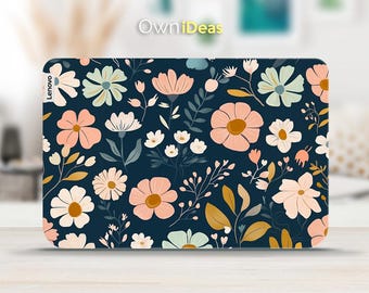 Lenovo Laptop Sticker Flower Pattern Personalized Gift Vinyl Sticker for Yoga ThinkPad ThinkBook IdeaPad Legion Slim Series