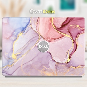 dell laptop skins with Pink marble texture Design personalized gifts for him, Fits XPS,Latitude,Inspiron,Vostro,Alienware,Precision