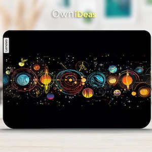 Lenovo Skin Laptop Protective Decal Planet Design Customizable Gift Fits Yoga Thinkpad Thinkbook Ideapad Legion Slim