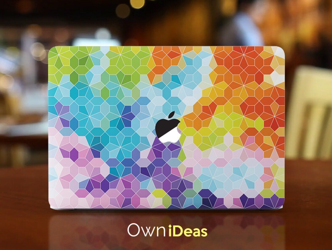 Geometric Patterns Design MacBook Pro Skin, Keyboard Cover, HP Dell ...