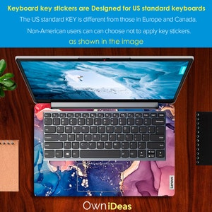 Lenovo Yoga Skin Convertible Laptop Purple Marble Design Custom Decal Customizable Gift Fits Yoga Thinkpad Thinkbook Ideapad Legion Slim image 5