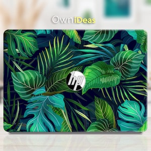 hp gaming laptop skin, green leaves, personalized gift, Fits HP Spectre, Envy, Pavilion, Victus, Omen, Hp laptop, Zbook, Elite, Probook