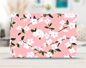 Lenovo Yoga Slim 7 laptopsticker witte kleine bloem ontwerp aangepast cadeau vinylsticker voor yoga Thinkpad Thinkbook Ideapad Legion Slim Series