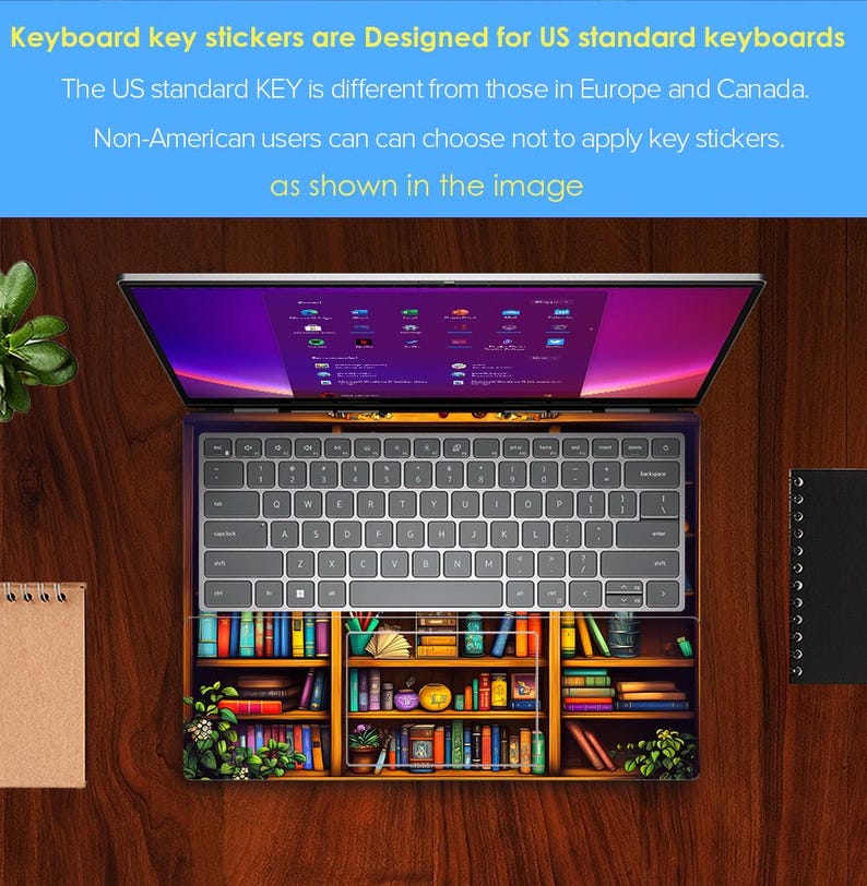 Hp Featurebyte Sticker HP Laptop Sticker Laptop Decal Bookshelf Design Personalized Thank You ...