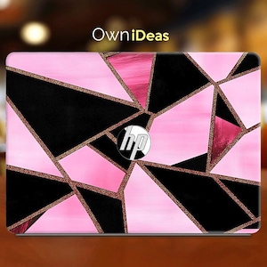 HP laptop skin esthetisch marmerpatroon aangepast cadeau voor Spectre Envy Pavilion Victus Omen Zbook Elite Probook-serie
