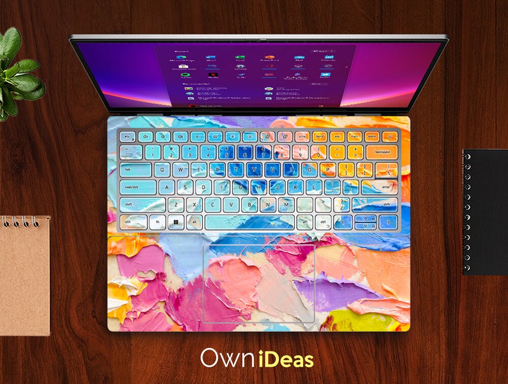 Dell Xps 17 Laptop Skins Aufkleber Abstrakte Malerei Design ...