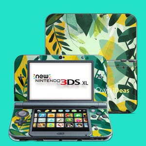 Nintendo 2Ds XL Accessory Skin with Transparent Protective Case Vitality Pattern Birthday Gift for 3DS XL  2DS XL New 3DS xL 3DS
