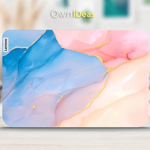 Adhesivo protector para portátil Lenovo Legion, diseño de fantasía de mármol, regalo de Año Nuevo, vinilo adhesivo para Yoga, Thinkpad, Thinkbook, Ideapad, serie Legion