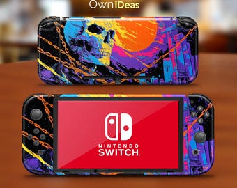 Switch Lite Skin Warp Decal Sunset Finale Design Create a unique Switch for Nintendo Dock and Consoles OLED Dock and Console Switch Lite