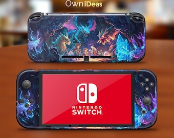 Custodia protettiva per console Switch 2, design Brave Adventure, motivo personalizzabile, regalo di anniversario per Nintendo, base per gioco Nintendo