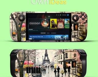 Steam Deck Clear Case Street Art Design Personalised Vinyl Sticker for Steam Deck and Steam Deck Oled