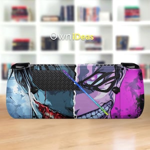 Rog Ally X Skins Vinyl Accessory with Clear Protective Case Dark Duel Design Customizable with Your Favorite Photos Best Children&#39;s Day Gift