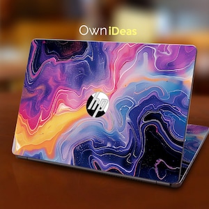 HP Laptop Stickers Custom Colorful Oil Painting Design Gifts for ...
