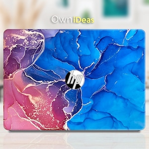 Hp Envy Pavilion X360 Laptop Skin Blue Marble Personalized Gift Fits Hp Spectre Envy Pavilion Victus Omen Hp Laptop Zbook Elite Probook