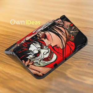 Nintendo New 2DS Transparent Protective Case with 3M Skin Bloody Rhapsody Design Brother Gift 3DS XL 2DS XL 3DS New 3DS DSI xL Series