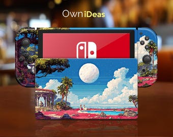 Switch 2 Vinyl Skins Dreamy Moonlit Garden Design Customizable Halloween Gift for Kids for Switch 2 Switch Oled Switch Lite Switch Full Set