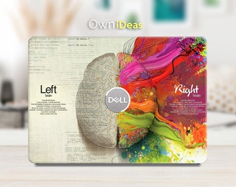 Dell Notebook Skin Art Decal Left Right Brain Personalized Home Gift Ideas Fits Xps Latitude Inspiron Vostro Alienware Precision G Series