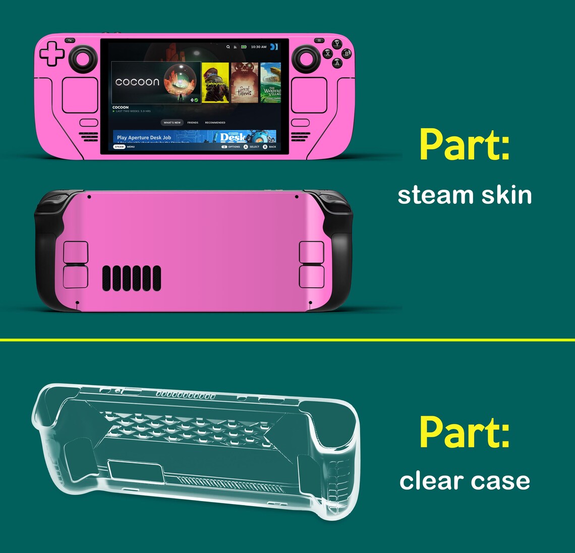 Anime Steam Deck Skin Protective Vinyl Decal Etsy