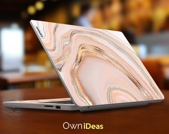 Lenovo Thinkpad Skin Personal Computer Rosa Marmor Design Niedlicher Aufkleber Tolle Geschenkideen
