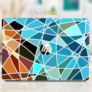 Hp Envy X360 Skin Geometrische Muster Personalisiertes Geschenk, Passend für Hp Spectre, Envy, Pavilion, Victus, Omen, Hp Laptop, Zbook, Elite, Probook