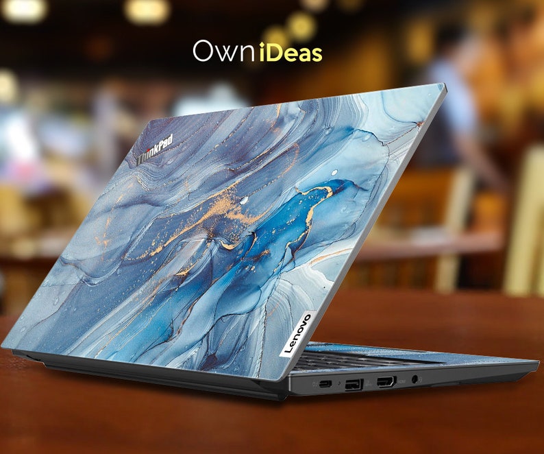 Lenovo Ideapad Slim Skin Pink Marble Design Personalized Customizable ...