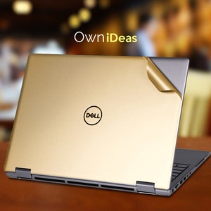 Dell Laptop Latitude 7490 Skin Gold Color Personalized Customizable Gift Fits Xps Latitude Inspiron Vostro Alienware Precision G Series