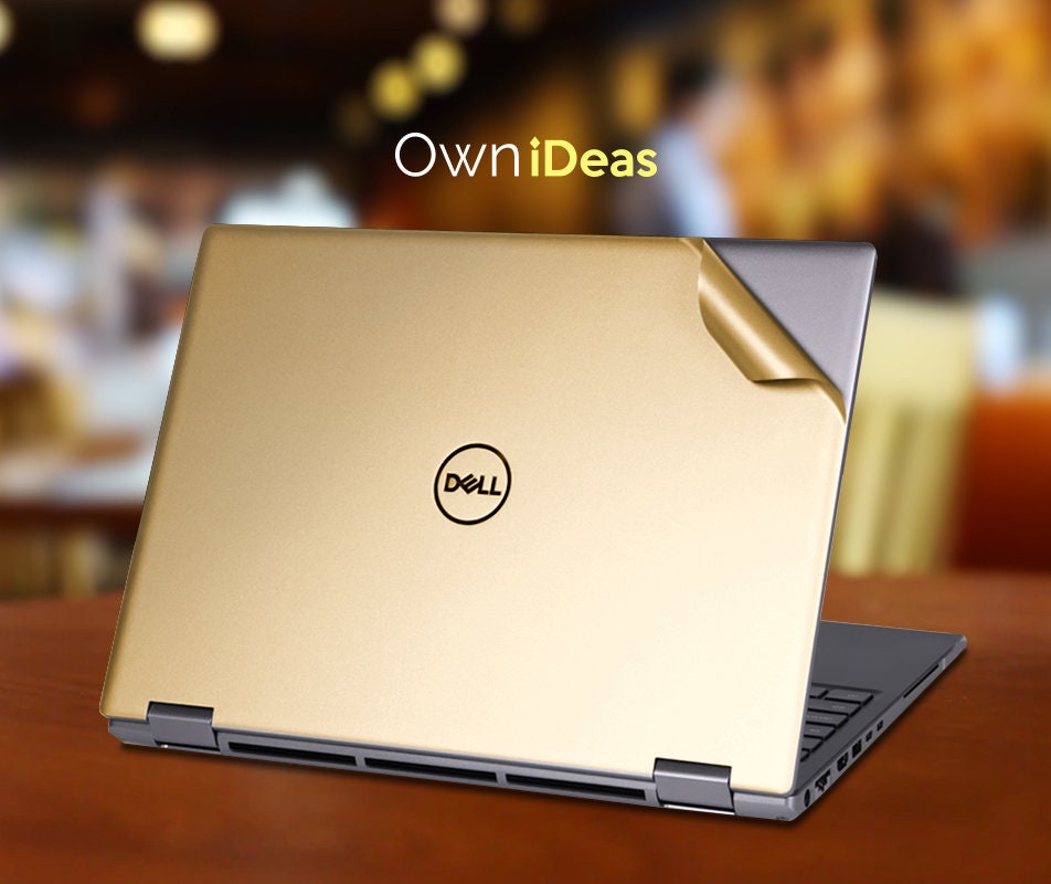 Dell Laptop Latitude 7490 Skin Gold Color Personalized