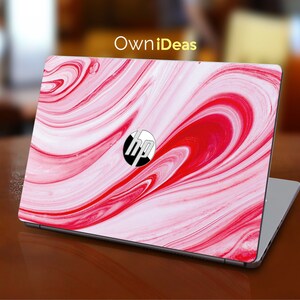 Hp Laptop Skin, Pink Marble Texture,Individualized Gift,Fits Hp Spectre, Envy, Pavilion, Victus, Omen, Hp Laptop, Zbook, Elite, Probook