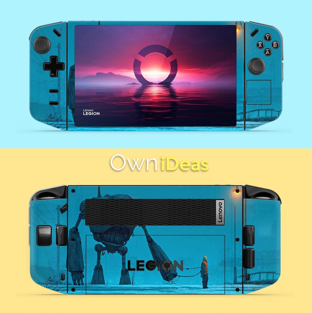 Legion Go S Skin With Transparent Shell Cute Ice Giant Design Custom IP ...