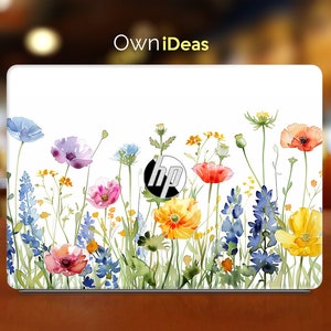 Funda para portátil HP con diseño de flores de colores, regalo personalizado para novia, HP Specter, Envy, Pavilion, Victus, Omen, Zbook Elite, Probook Series