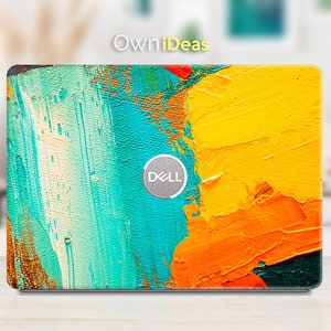 Dell Inspiron Laptop Skin Decal Abstract Painting Design Personalized Customizable Gift Fit Xps Latitude Inspiron Vostro Alienware Precision