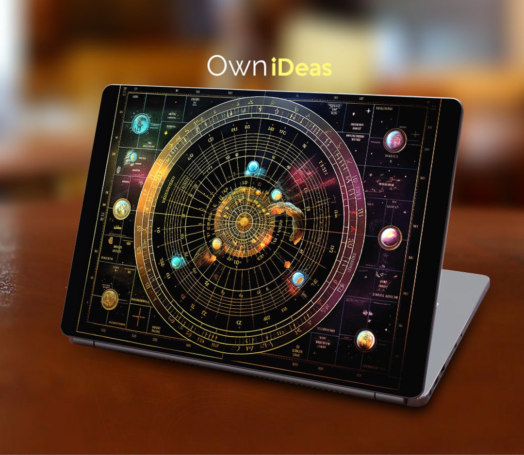 Dell Laptop Skins, Custom Decal Mysterious Magic Circle Design Unique