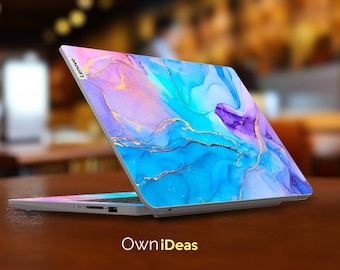 lenovo yoga thinkpad skin Blue watercolor design personalized Customizable gift, Fits Yoga ThinkPad ThinkBook IdeaPad Legion Slim