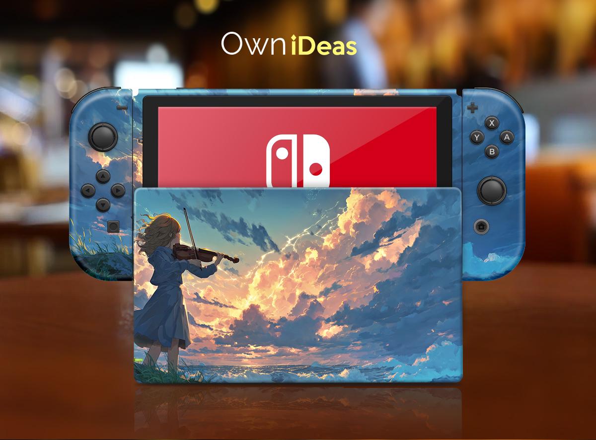 Stickers pour console Nintendo Switch Lite : personnalisables avec vos propres photos ; Compatible avec les consoles et les stations d'accueil Nintend