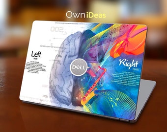 Skórka na laptopa Dell Latitude Lewa Prawa Mózg Spersonalizowany prezent z możliwością personalizacji Pasuje do XPS Latitude Inspiron Vostro Alienware Precision seria G