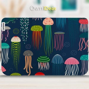 Adhesivo de vinilo con diseño de medusa para portátil Lenovo T14s, regalo personalizado para Yoga, ThinkPad, ThinkBook, IdeaPad, Legion Slim Series