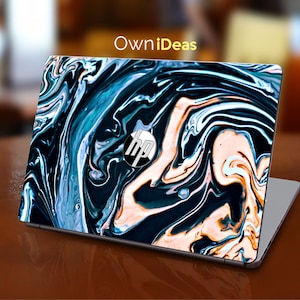 Hp Laptop Skins, Unique Blue Design,Personalized Gift, Fits Hp Spectre, Envy, Pavilion, Victus, Omen, Hp Laptop, Zbook, Elite, Probook