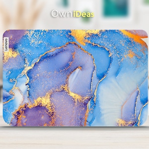 lenovo thinkpad yoga laptop skin colors marble design personalized Customizable gift, Fits Yoga ThinkPad ThinkBook IdeaPad Legion Slim