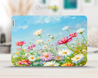 Lenovo laptop beschermende huid bloemenpatroon Gepersonaliseerd cadeau voor vrienden voor yoga Thinkpad Thinkbook Ideapad Legion Slim Series