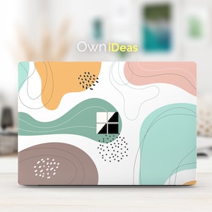 Microsoft Laptop Skin Colorful Art Customizable Personalized Gift For Surface Laptop 2 3 4 5 and Surface Book 2 3 13 15 Inch
