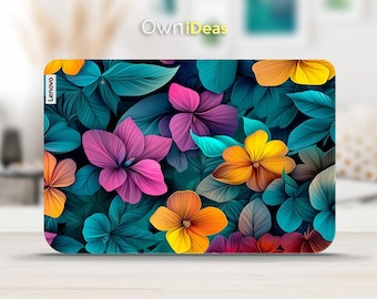 Lenovo T14s Laptop Skin Leaf Pattern Vinyl Sticker Personalized Customizable Gift for Yoga ThinkPad ThinkBook IdeaPad Legion Slim Series