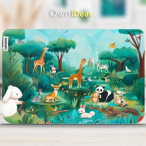 Lenovo Laptop Skin Animal Design Stickers Pegatinas de vinilo de regalo personalizadas Adecuadas para yoga Thinkpad Thinkbook Ideapad Legion Slim Series