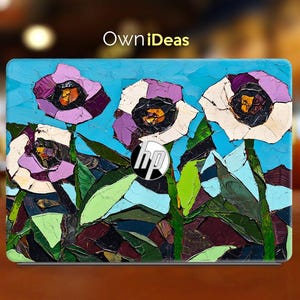 Hp Envy 17-Cw Laptop Skin Oil Painting Floral Design Personalized Gift for Spectre Envy Pavilion Victus Omen Zbook Elite Probook Series