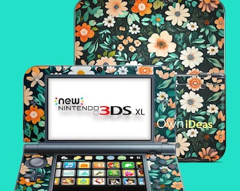 ライトバイオレットマーブルパターン ニンテンドー3DS XLビニール