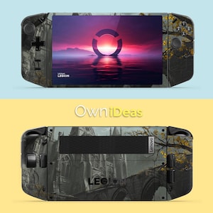 Lenovo Legion Go S Decal Skin with Clear Case Ancient Castle Mystery Design Customized Gaming Gift for Boyfriend for Legion Go Legion Go S