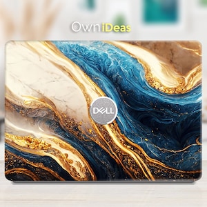Dell xps 2 in 1 xps 15 inch skin, marble texture, personalized gift, Fits XPS, Latitude, Inspiron, Vostro, Alienware, Precision, G series
