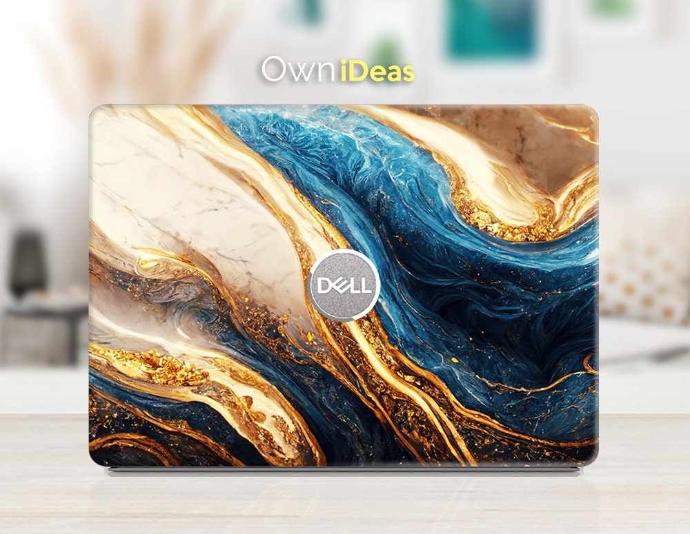 Dell xps 2 in 1 xps 15 inch skin, marble texture, personalized gift, Fits XPS, Latitude, Inspiron, Vostro, Alienware, Precision, G series