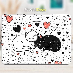 Dell Laptop Decal Cute Kitten Design Personalized Gift Custom Decal for XPS Latitude Inspiron Vostro Alienware Precision G Series