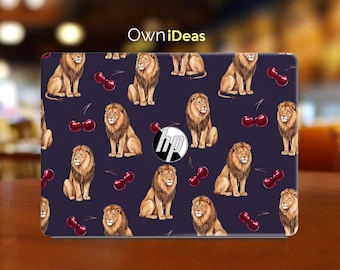 HP Envy x360 2-in-1 Lion and Cherry Pattern Laptop Skin Anniversary Gifts  For Envy Pavilion Victus Omen Zbook Elite Probook Series